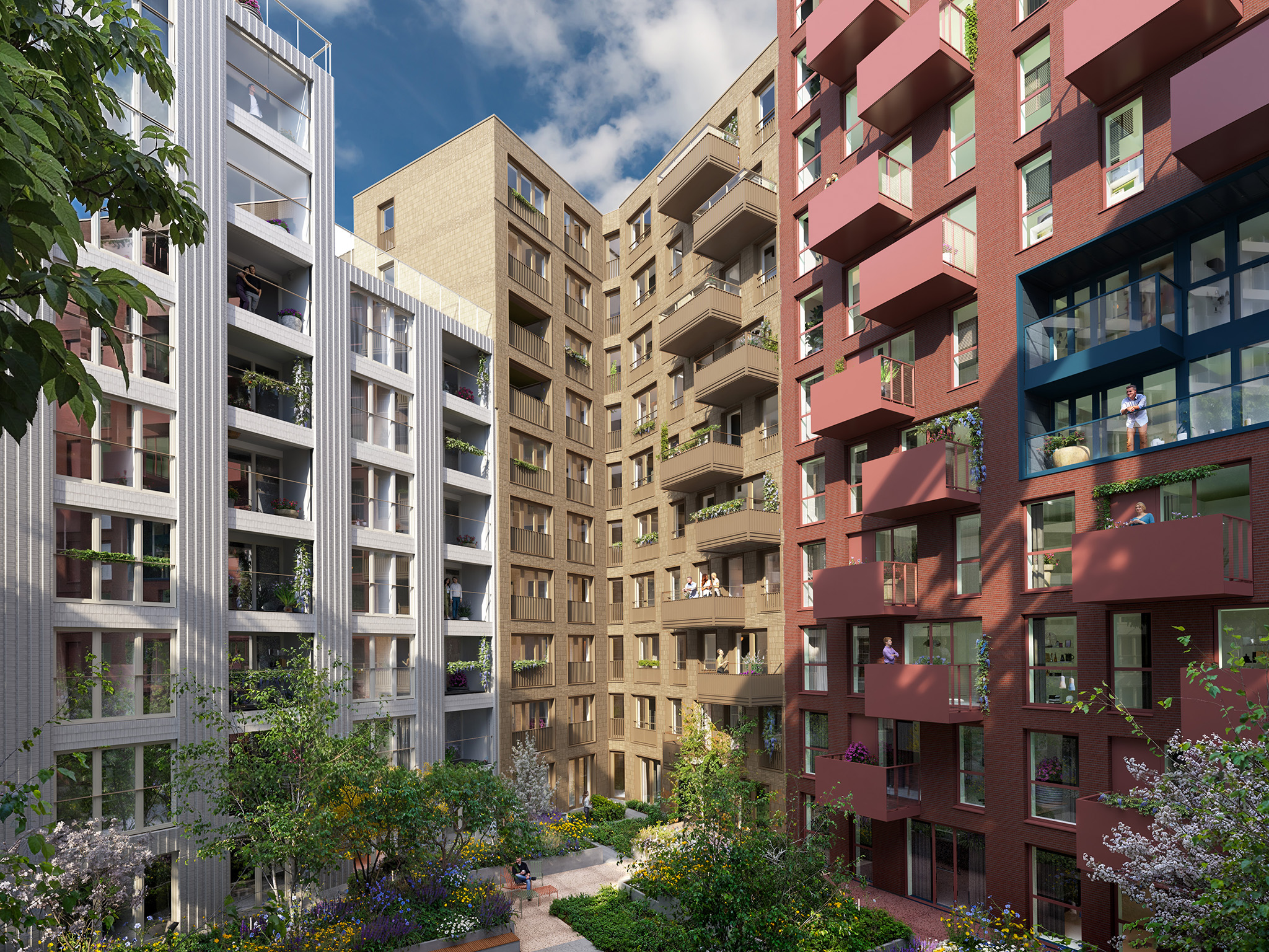 Nieuwbouw Hyde Park Victoria Two Binnentuin Dagversie 1536